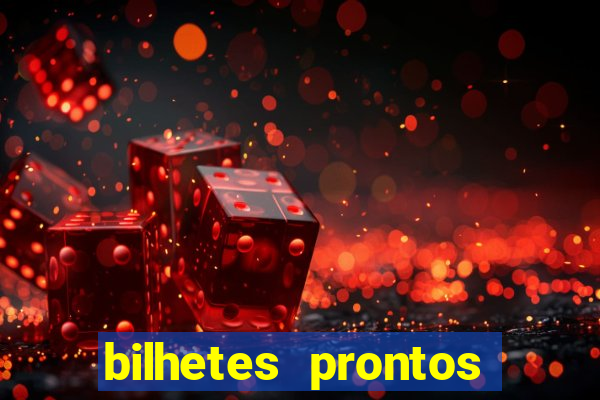 bilhetes prontos futebol hoje